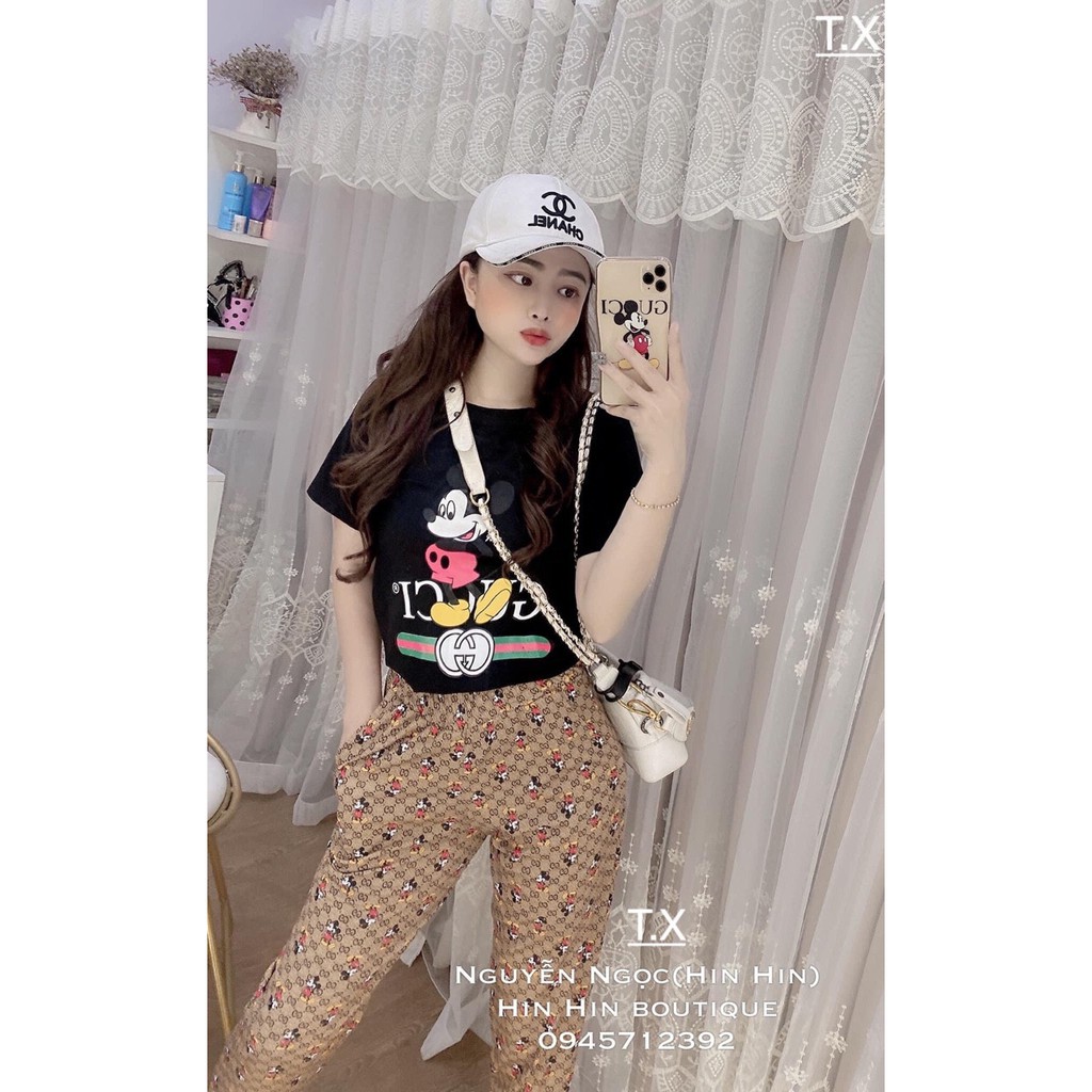 Sét bộ dài in mickey dễ thương TTSA0438