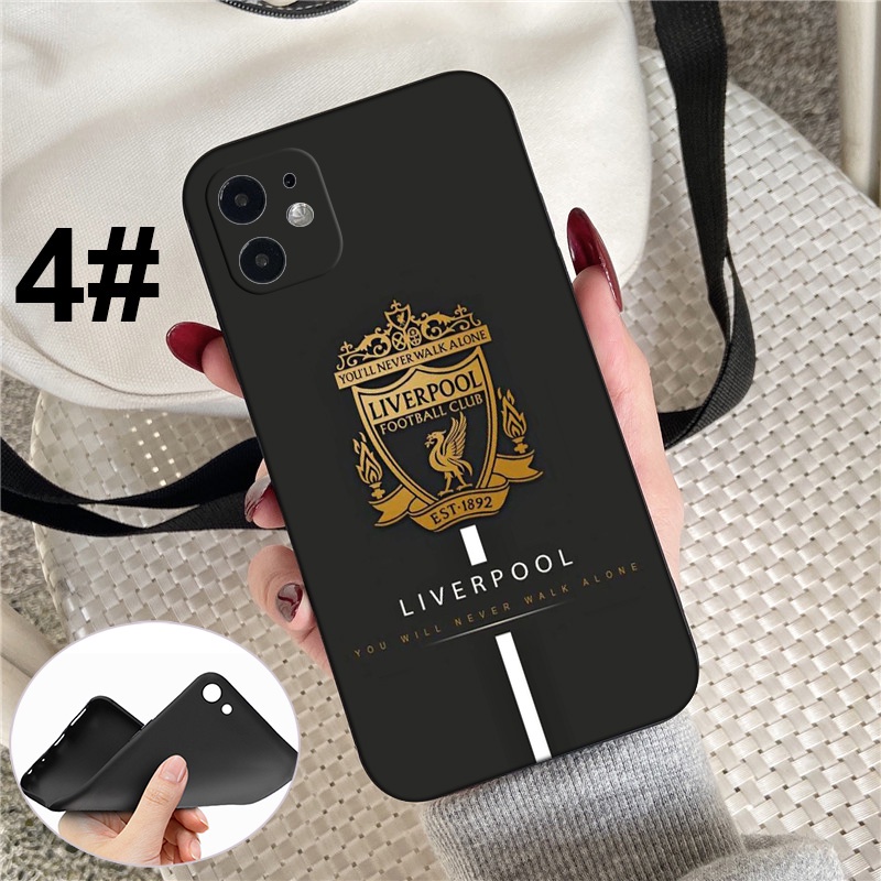 Ốp điện thoại silicon mềm ABLU96 in hình phong cách Liverpool cho iPhone 11 12 Mini Pro Max SE 2020