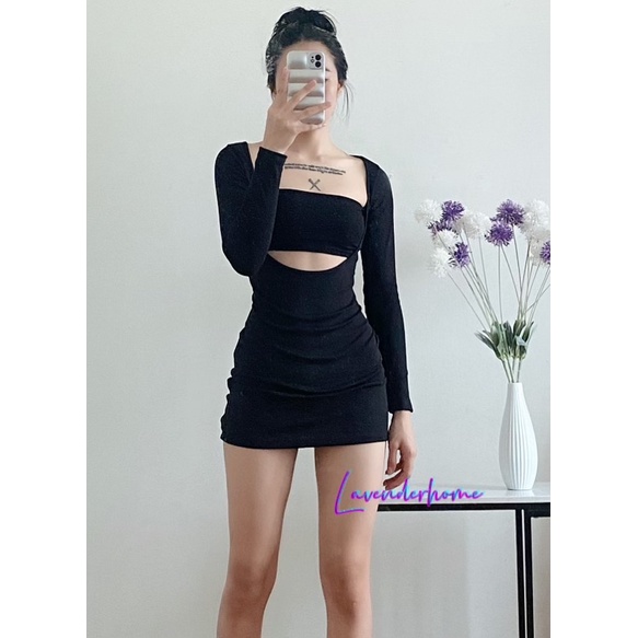 Đầm Body Áo Ống Thun Gân Cao Cấp (Hình tự chụp)AO