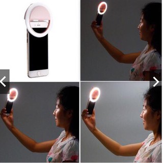 Đèn selfie Ring light cho điện thoại dùng sạc