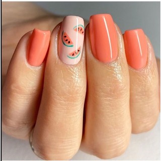Sticker dâu tây trang trí móng tay