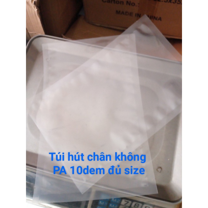 1kg túi PA TRƠN, túi PA hút chân không, túi PA bảo quản thực phẩm.