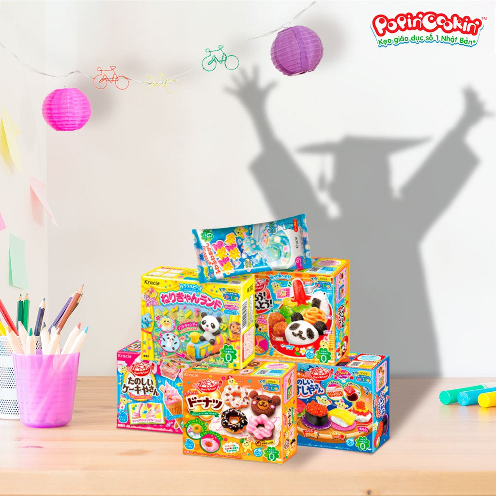 Kẹo Popin Cookin đồ chơi sáng tạo ăn được Bánh - chính hãng