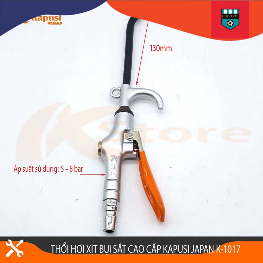 Xịt Bụi Sắt Cao Cấp Kapusi Japan K-1017, Xì Khô Thổi Hơi Nhật Bản