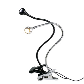 Đèn đọc sách kẹp đầu giường Led 3W, Ánh sáng chiếu rọi, Nguồn USB 5V