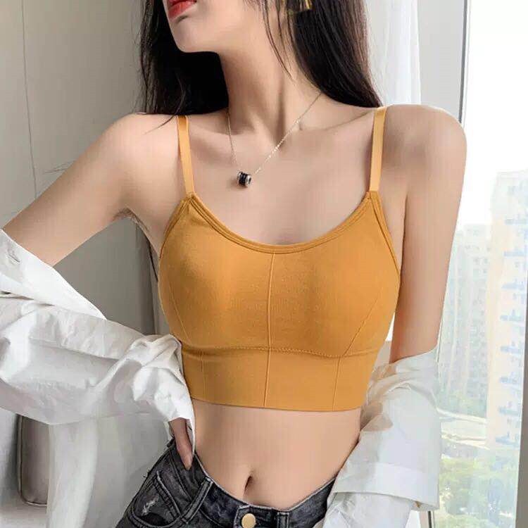 Áo Bra Thun Gân Tập Gym Đi Biển Chất Cotton Cao Cấp Thấm Hút Mồ Hôi YiOn Underwear BRA01