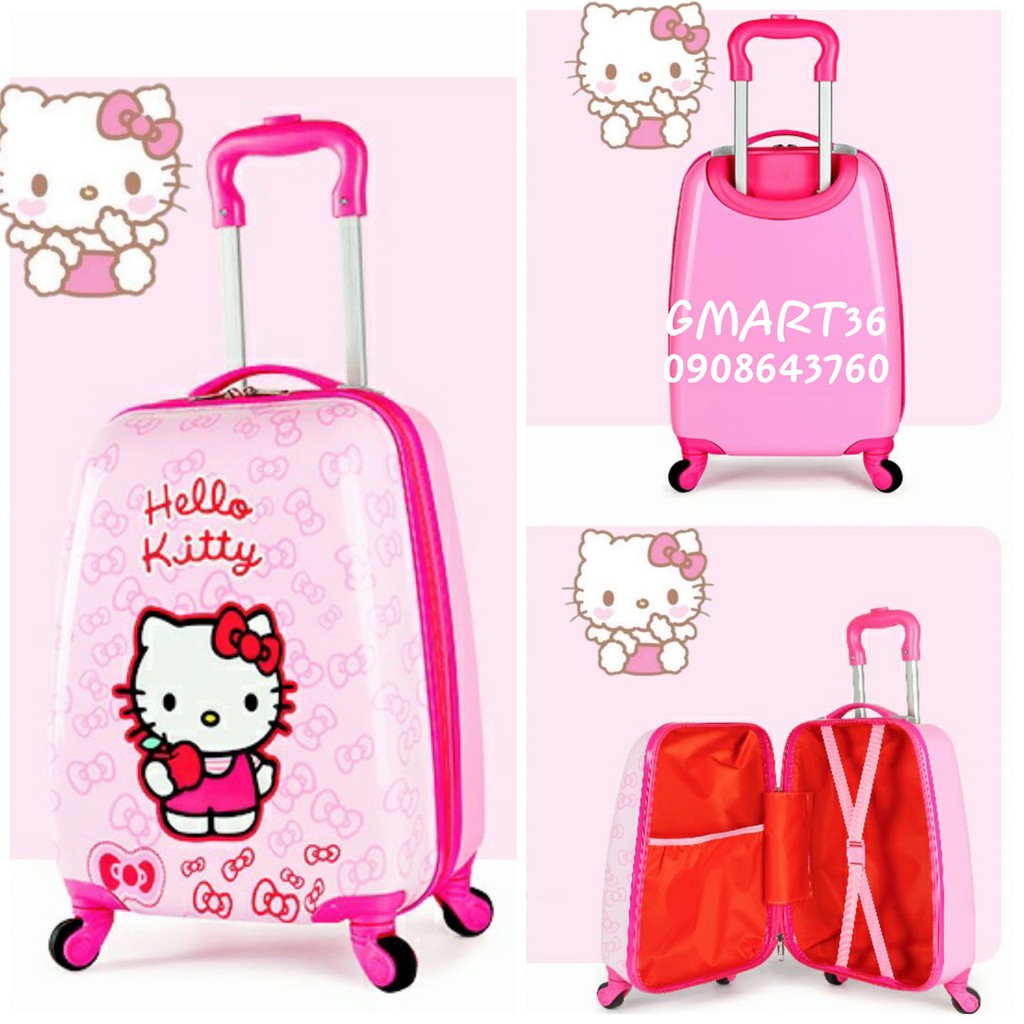 💗 VALI KÉO 18 INCH MÈO TÁO KITTY N0194 💗
