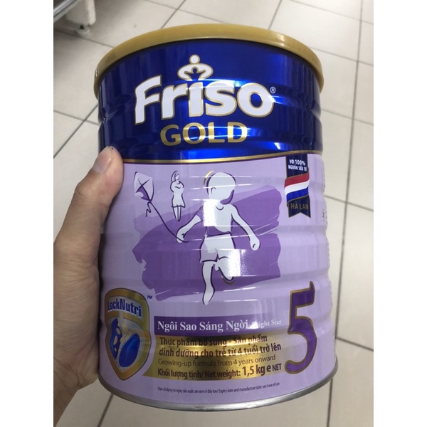 Sữa Friso gold 5 loại mới ( Mua 4lon tặng chiếc xe đạp)( date 11/2022)