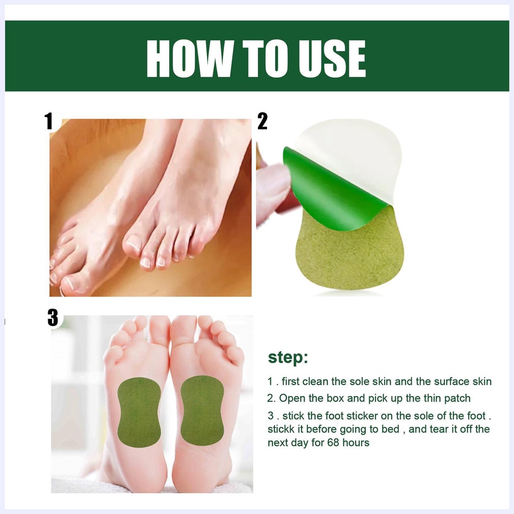 Miếng Dán Thảo Dược Tự Nhiên Giải Độc Giảm Căng Thẳng Cho Bàn Chân