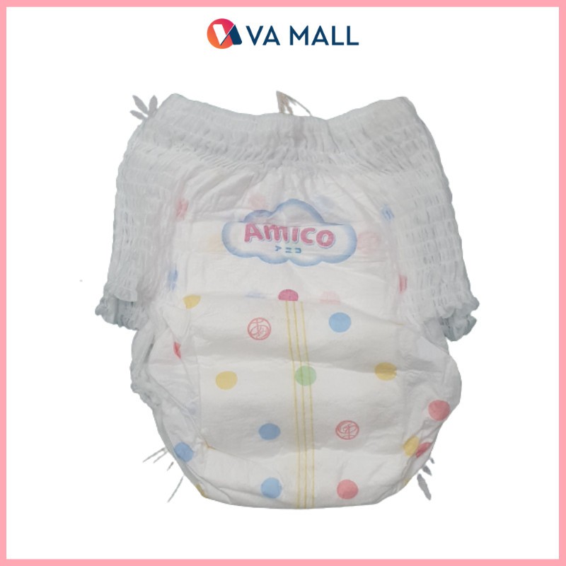 [Dùng Thử] Tã Quần/ Bỉm Quần AMICO Nội Địa Nhật Cao Cấp cho bé M64/L50/XL44/XXL28/ 1 Miếng