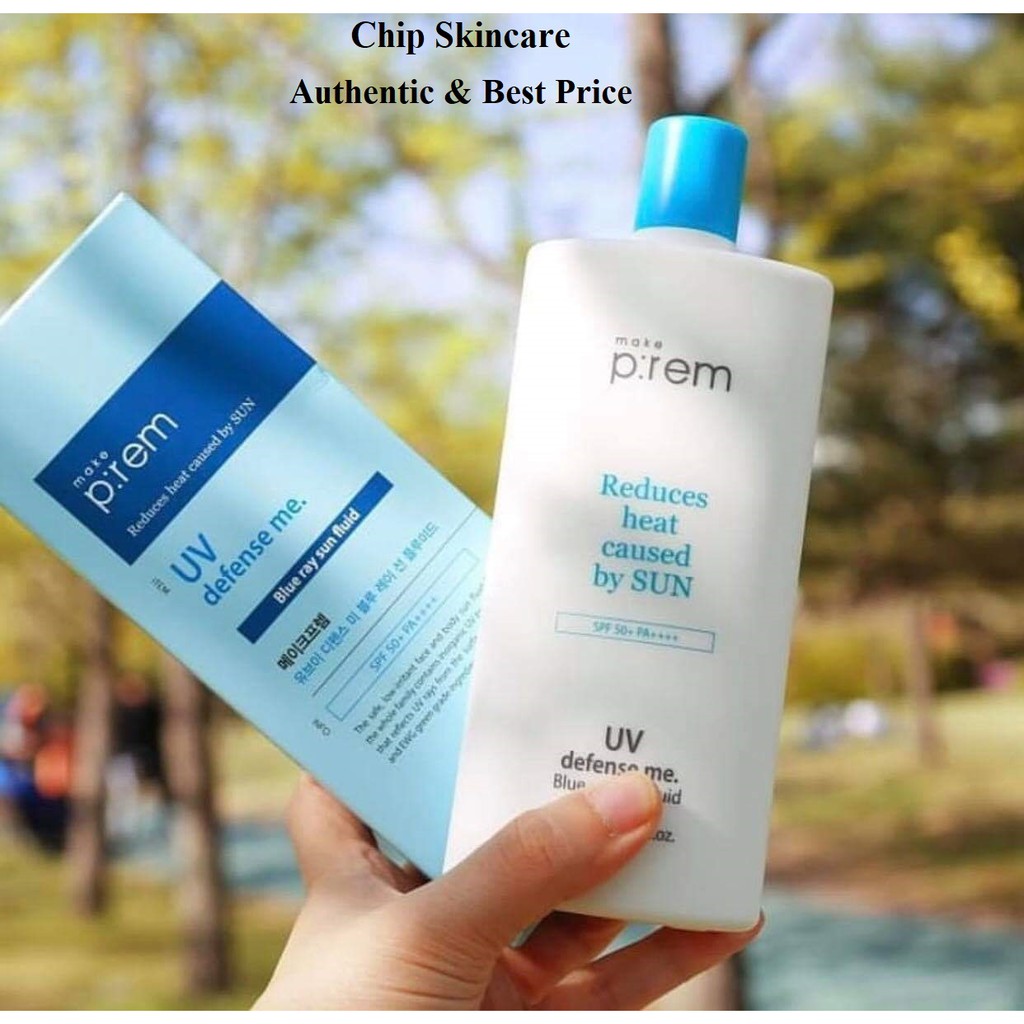 [Full 200 ml][ĐỦ BILL] Kem Chống Nắng Make P:rem UV Defense Me Blue Ray Sun Fluid Make Prem | BigBuy360 - bigbuy360.vn