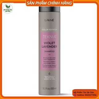 Dầu gội cho tóc nhuộm tím Lakme Teknia Ultra Violet Shampoo Refresh 300ml