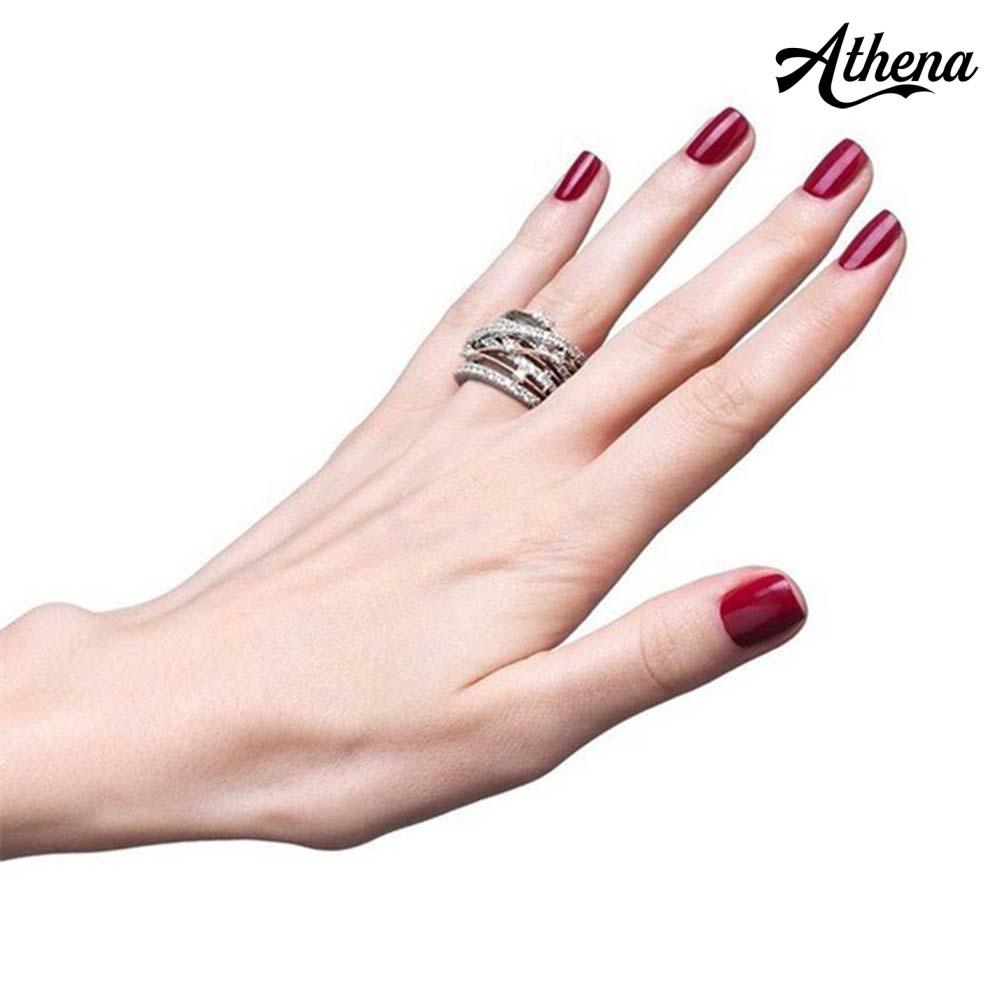 Nhẫn Cưới Bản Rộng Đính Đá Thời Trang Dành Cho Nữ