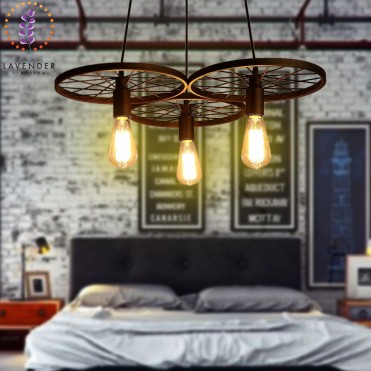 Đèn thả bánh xe đơn TH024