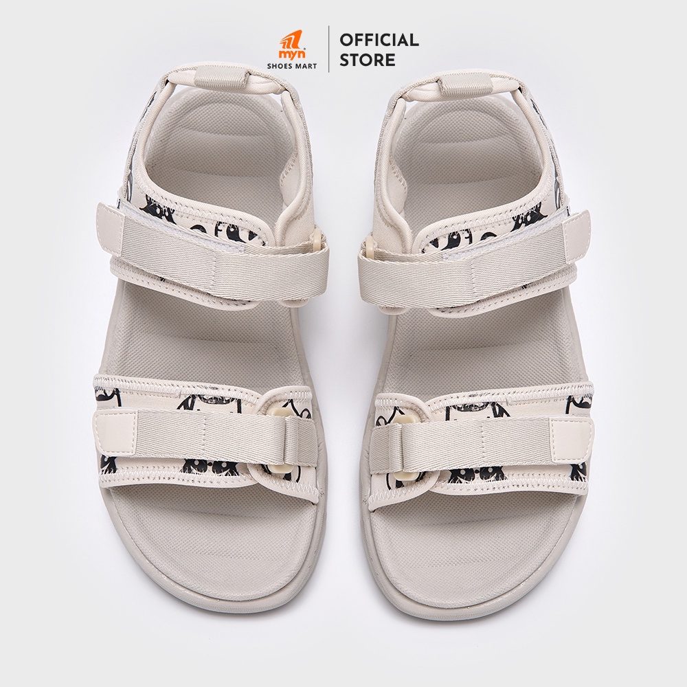 Sandal ZX 2726 Raccoon Cream 2 quai in hình Mascot Raccoon công nghệ phylon 3 lớp