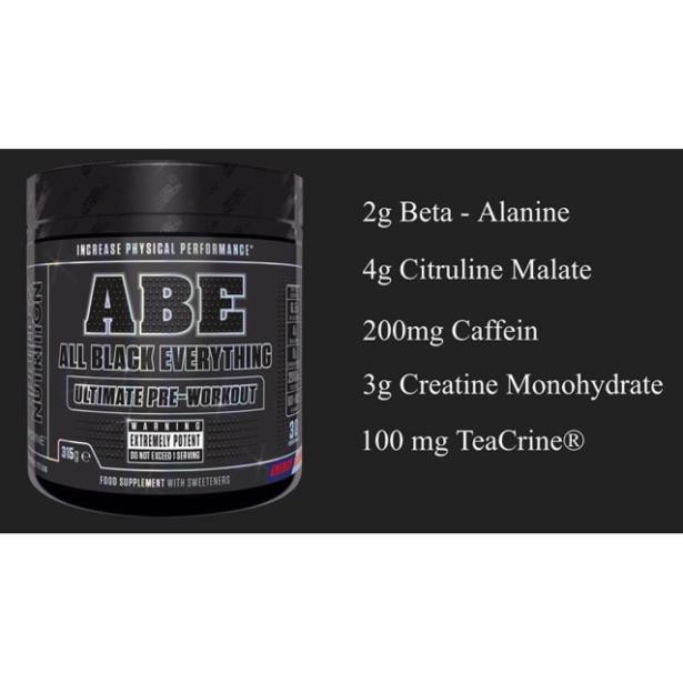 [Free ship + Quà] Tăng sức mạnh Applied Nutrition ABE Pre workout 30 lần dùng