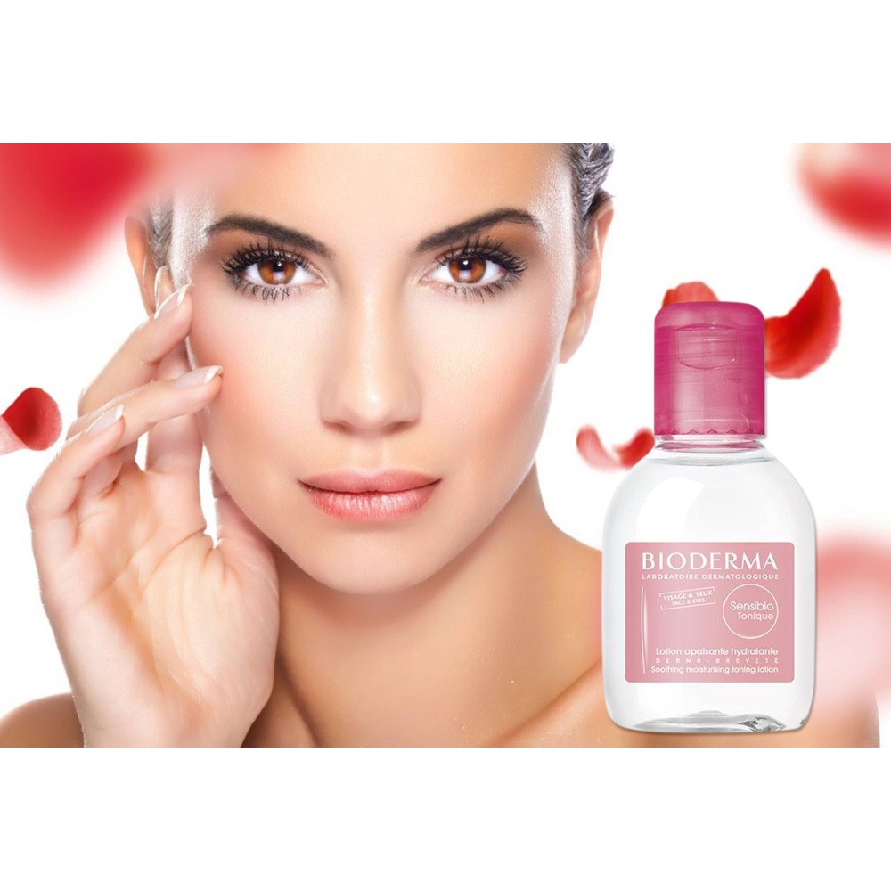 Nước hoa hồng BIODERMA Sensibio Tonique 100ml - Dành cho DA NHẠY CẢM