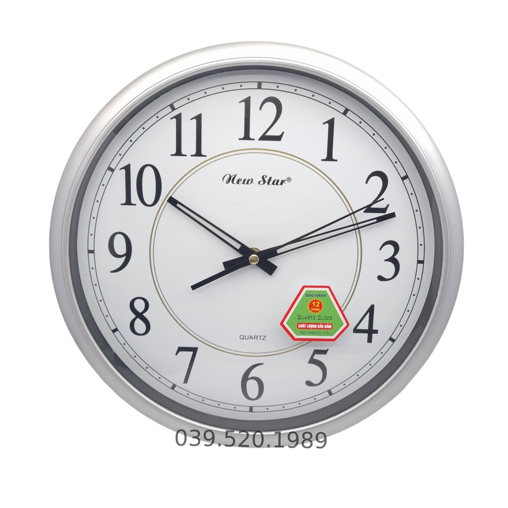 [SIÊU SALE] Đồng hồ treo tường chính hãng NewStar N53 - GIÁ RẺ- CÓ BẢO HÀNH