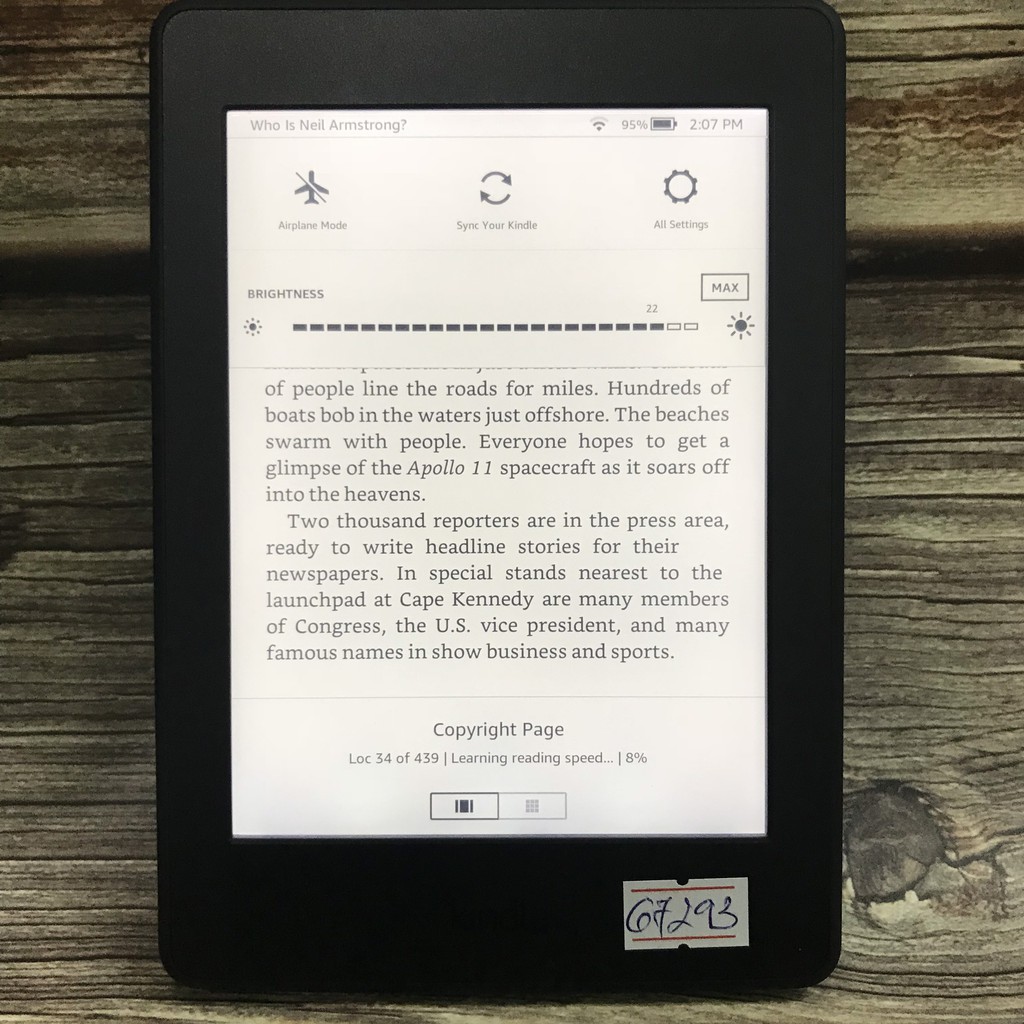 [Quà Kèm] Máy Đọc Sách Kindle Paperwhite Máy Cũ Nhập Nhật Bản | WebRaoVat - webraovat.net.vn