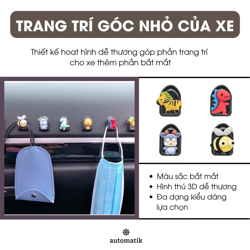 Phụ Kiện Móc Treo Đồ Chìa Khóa Tai NgheDán Bên Trong Ô Tô Xe Hơi Đa Năng Tiện Lợi Decor Trang Trí Dễ Thương - Automatik