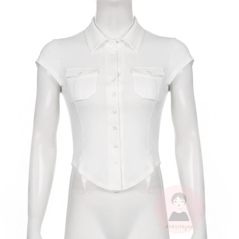 Áo Thun Ngắn Tay Dáng Ôm Màu Sắc Thời Trang Mùa Hè Cho Nữ