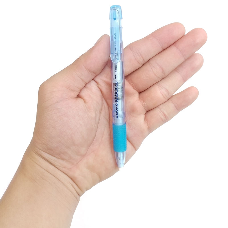 Bút Gôm Bấm 3.8mm Tombow EH-KE 40 - Xanh Dương Nhạt - Tombow