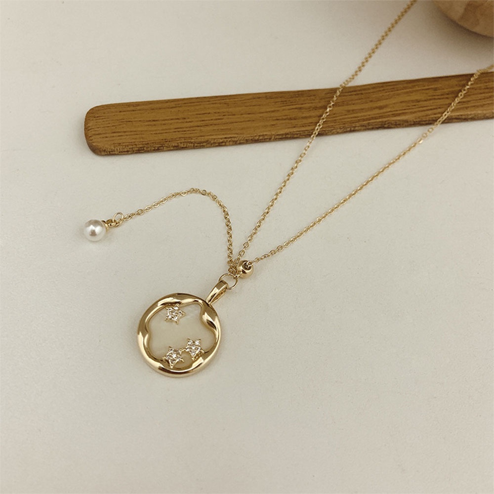 Epoch Vòng Cổ Choker Hình Ngôi Sao Đính Ngọc Trai Thời Trang Dành Cho Nữ