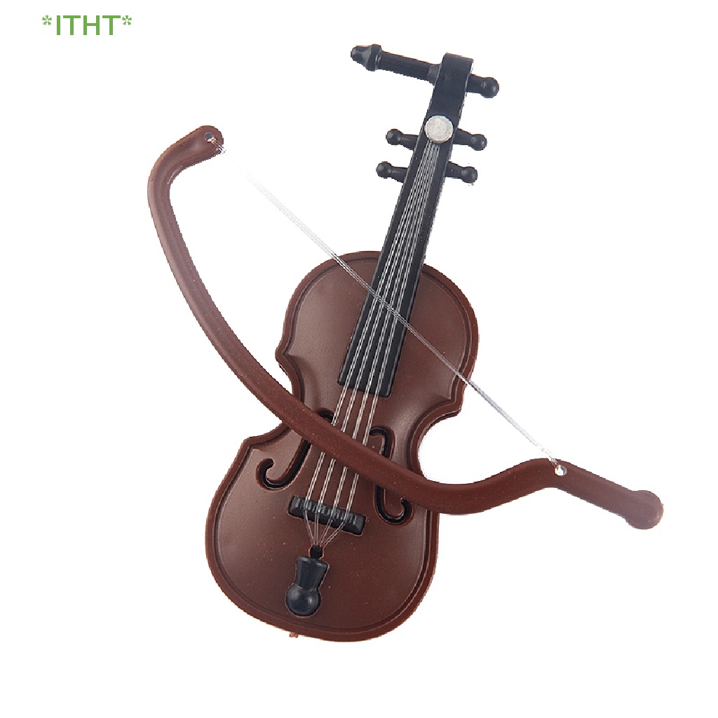Đồ Chơi Đàn Violin Cho Búp Bê Tỉ Lệ 1 / 12 Mới