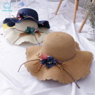 Nón Cối Phối Hoa Cho Bé Gái