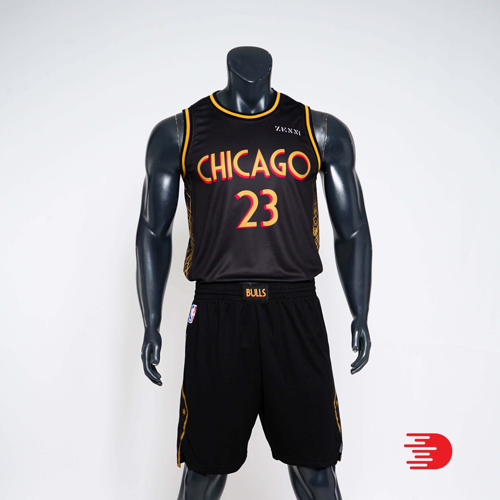 Trang phục thi đấu bóng rổ ACTEE - NBA Chicago BULLS City Edition - Hàng In