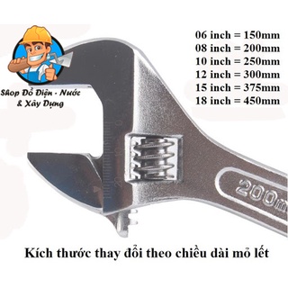 [HÀNG PHỔ THÔNG] Mỏ lết thép cỡ lớn 15"-18"