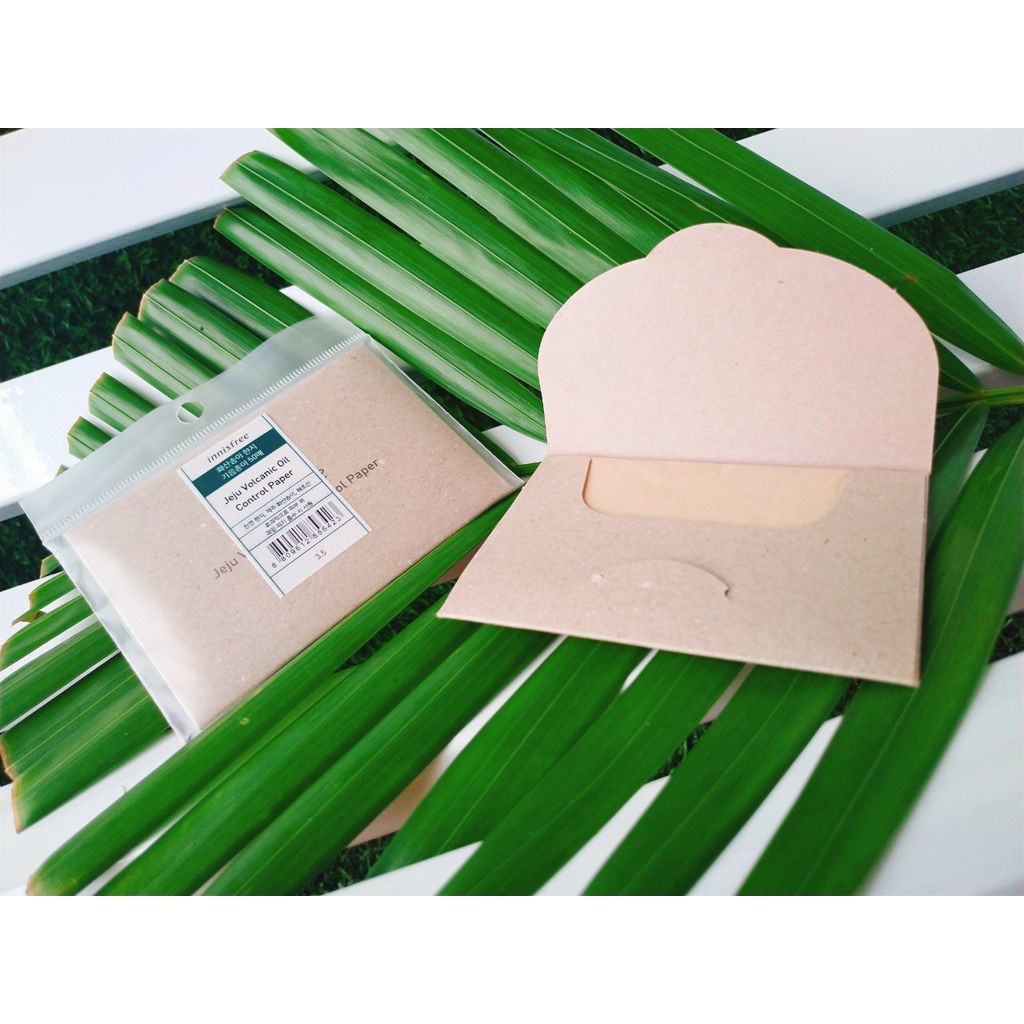 Giấy Thấm Dầu Innisfree Natural Oil Control Paper 50 Tờ