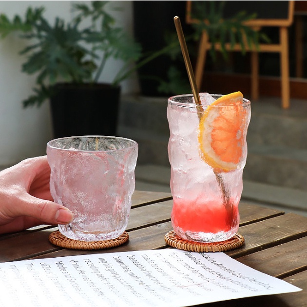 Ly thủy tinh phủ tuyết Mờ ICE phong cách Nhật Bản
