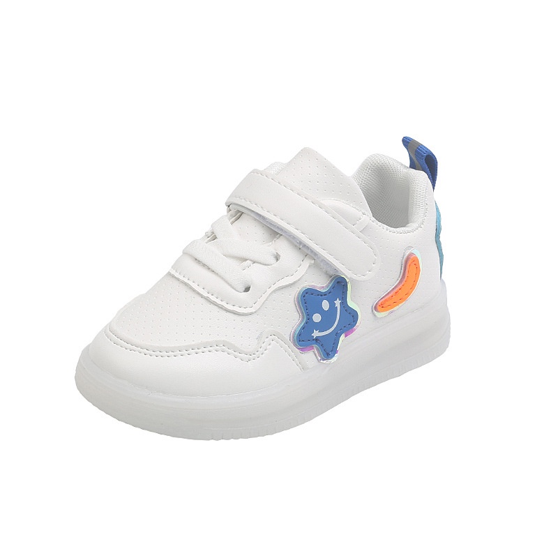 Giày Thể Thao Đế Mềm Siêu Nhẹ Thoáng Khí Có Đèn LED Thời Trang Hàn Quốc Cho Trẻ Em