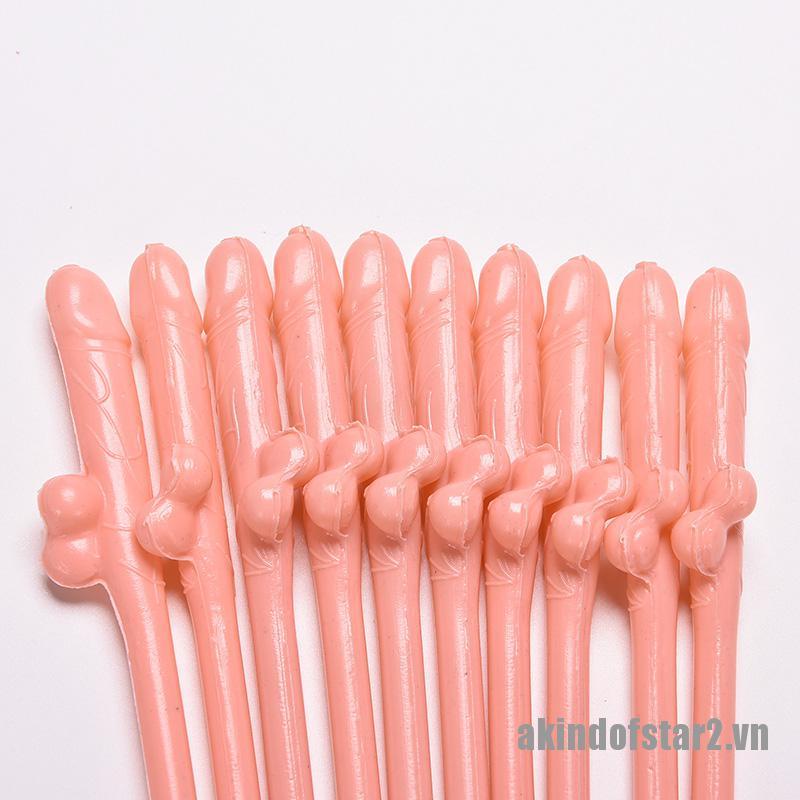 Bộ 10 Ống Hút Hình Dạng Độc Đáo Cho