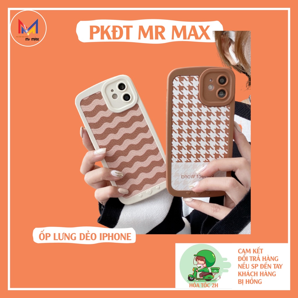 Ốp Lưng Iphone Chất Liệu Mềm Dẻo In Ấn Rõ Nét Khó Bong Tróc, Camera Lồi Bảo Vệ Camera Cho Ai Phôn