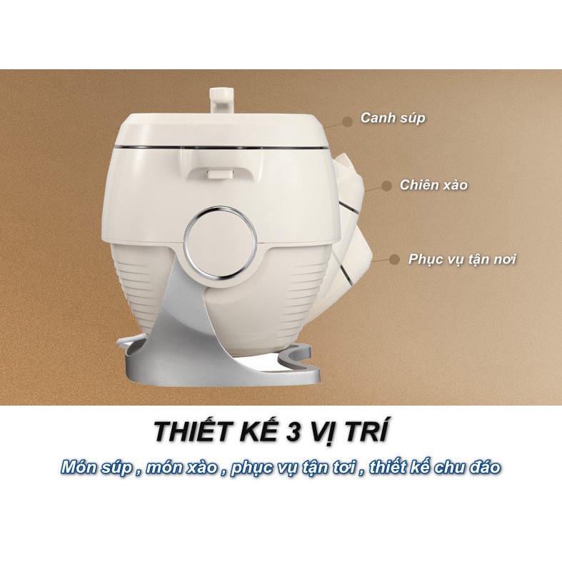 Robot Nấu Ăn Thông Minh 4 Chức Năng Nấu CORING KITCHEN Với Dung tích 6L Công suất 2000W - eurooutlet