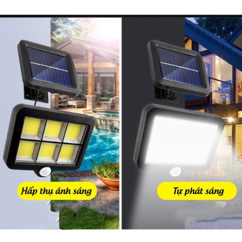Đèn Năng Lượng Mặt Trời, Đèn Cảm Biến Chuyển Động Ngoài Trời Chống Nước IP65