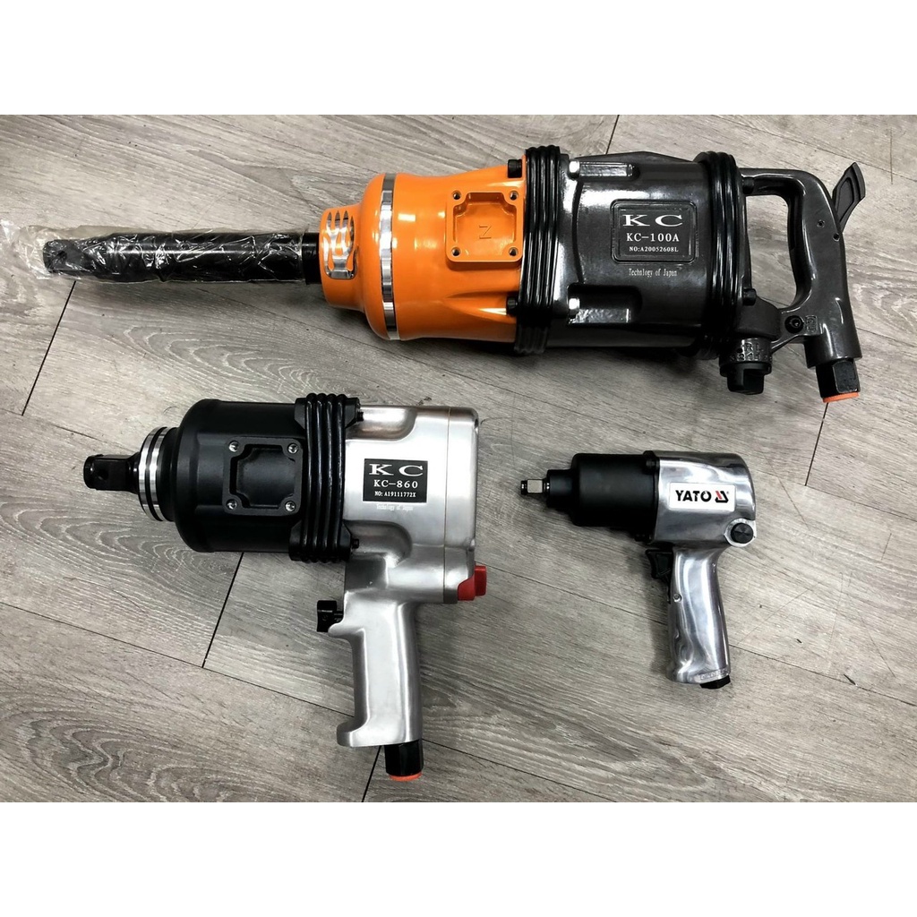 Máy tháo lắp bu lông ốc tích kê lốp xe tải cỡ lớn 1 inch dài