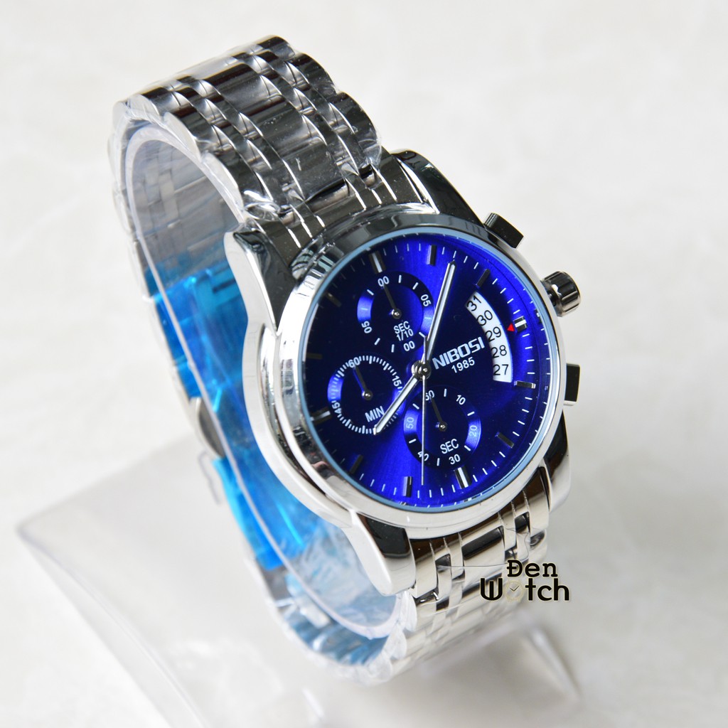 (TẶNG VÒNG TAY) Đồng hồ nam NIBOSI 2353 chính hãng, dây kim loại không gỉ, thép đúc đặc | BigBuy360 - bigbuy360.vn