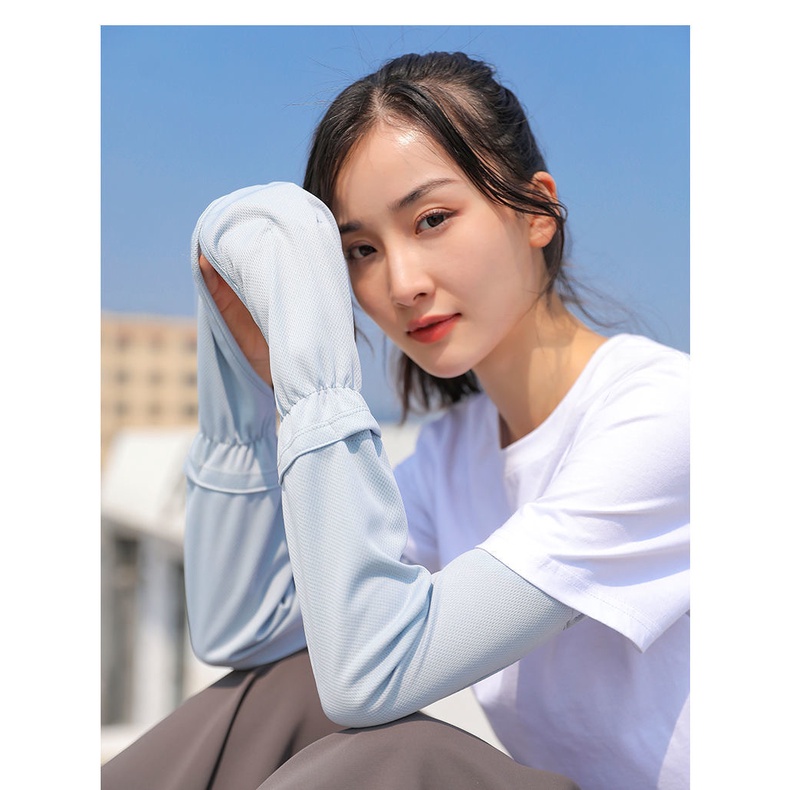 Bao tay chống nắng nam nữ Găng tay đi nắng chống nóng ngăn tia UV hiệu quả cao cấp