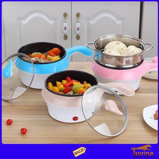 Nồi Lẩu Mini 2 Tầng Đa Năng - Chống Dính - Tặng Xửng Hấp