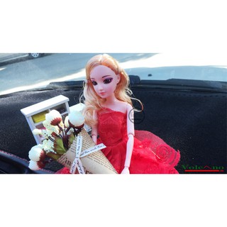 Búp Bê Barbie 12 Khớp ( Váy Đỏ)