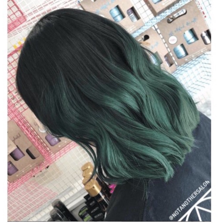 Tuýp Thuốc Nhuộm Màu Xanh Rêu Đá 44.222 Tplus Dark Green Hair Dye