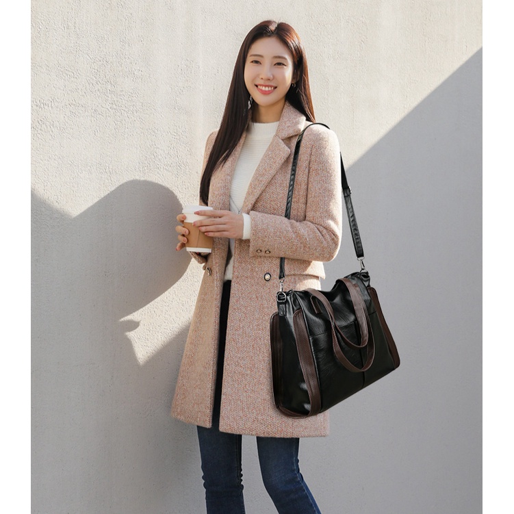 Beg Besar Beg Tangan Wanita Murah Cantik Túi Xách Đeo Vai Phong Cách Hàn Quốc Cho Nữ Giới