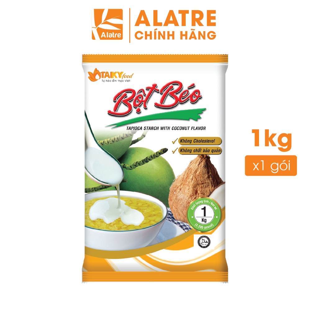 Bột béo Taky 2 loại 1Kg gói