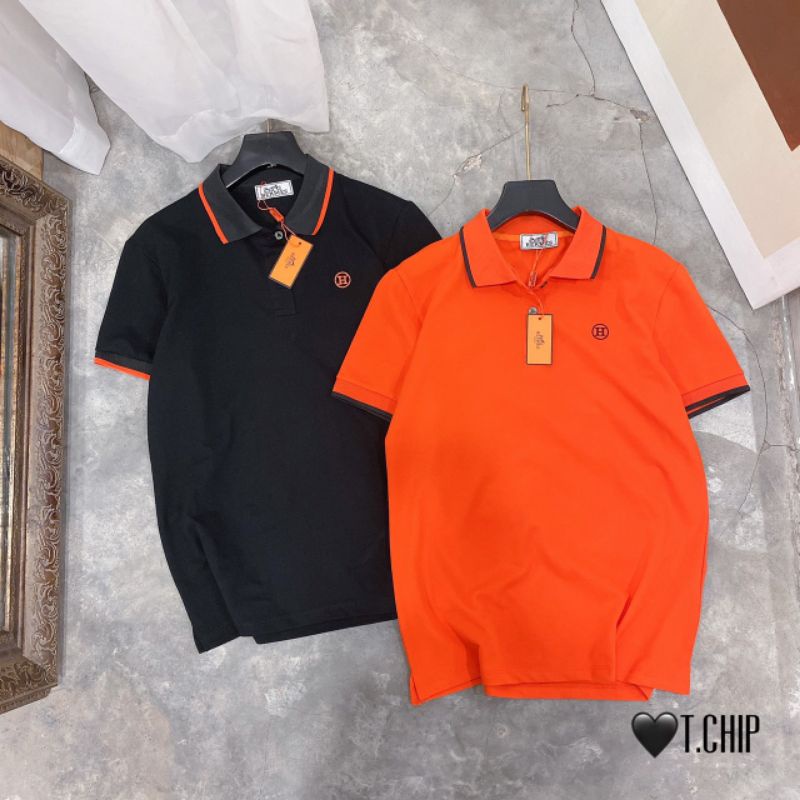 Áo polo thêu chữ H hàng QCL1