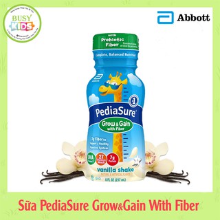 Sữa PEDIASURE GROW&GAIN with Fiber dạng nước - 237ml