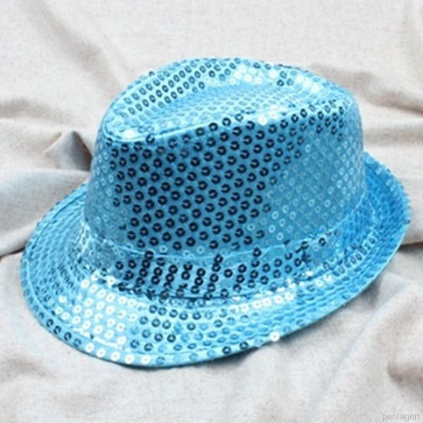 Mũ phớt đính kim sa lấp lánh thời trang cho nữ