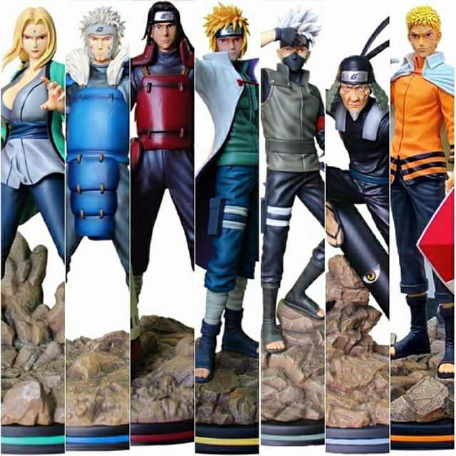 Mô hình Figure Naruto 7 Hokage Đệ nhất nhị tam tứ ngũ lục thất Kakashi Tsunade Minato Hashirama Tobirama - Kunder Shop